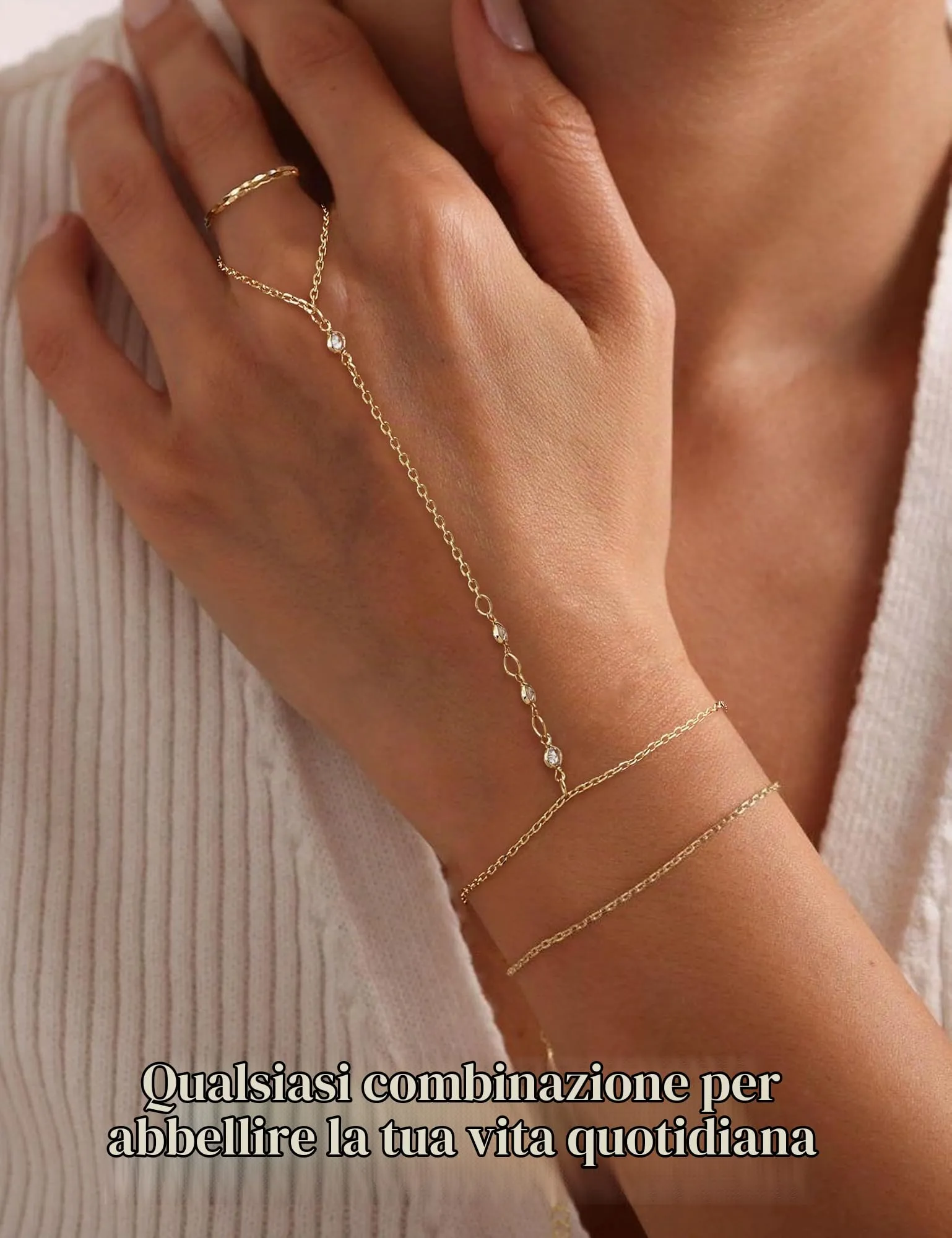 Dochais Braccialetti Donna Colore oro Colore argento, Braccialetto Mano - immagine 6