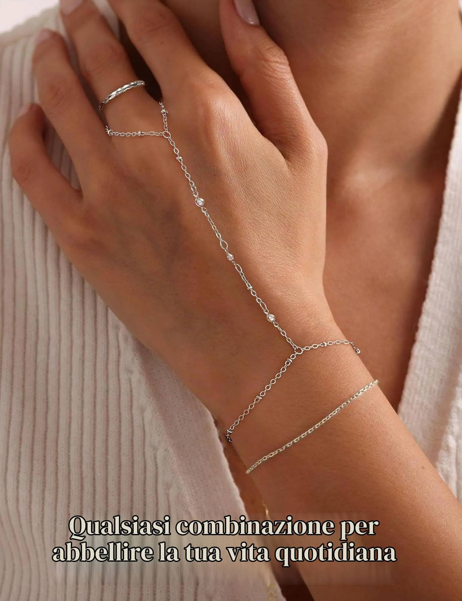 Dochais Braccialetti Donna Colore oro Colore argento, Braccialetto Mano - immagine 6