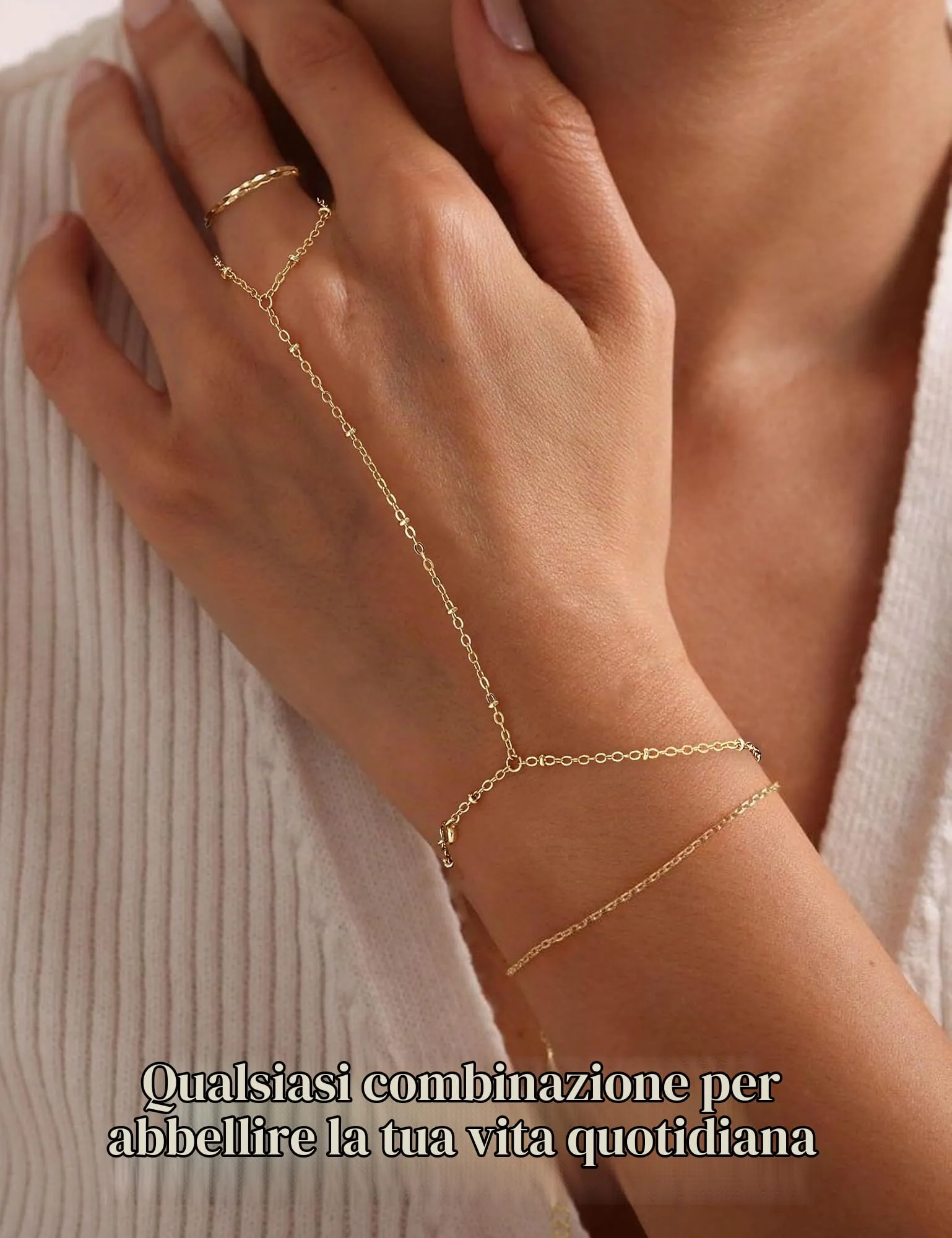 Dochais Braccialetti Donna Colore oro Colore argento, Braccialetto Mano - immagine 6