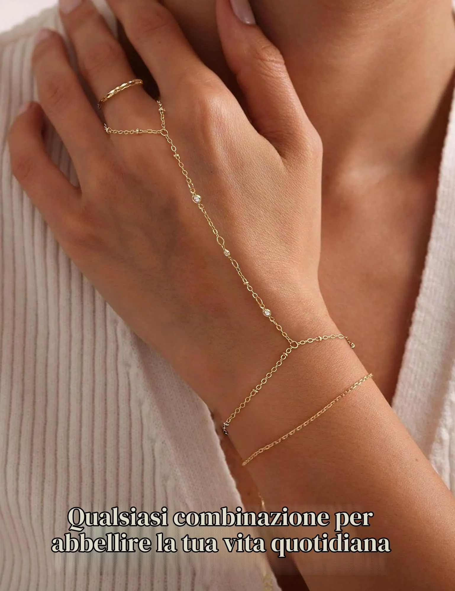 Dochais Braccialetti Donna Colore oro Colore argento, Braccialetto Mano - immagine 6