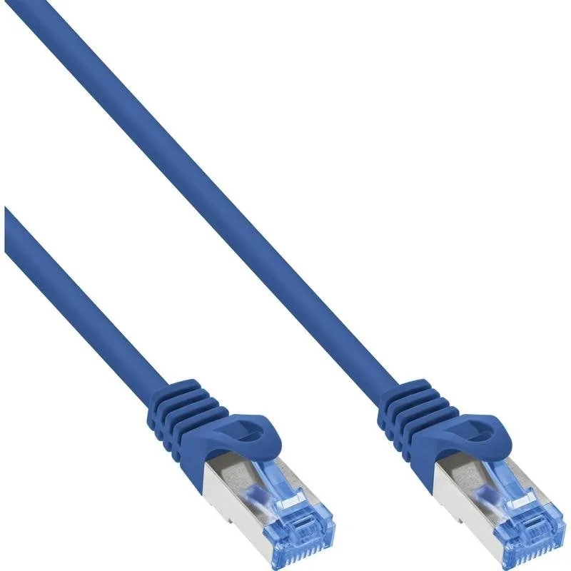 Cavo di rete InLine Cat6a S/FTP blu 2 m Pack 50 - immagine 1