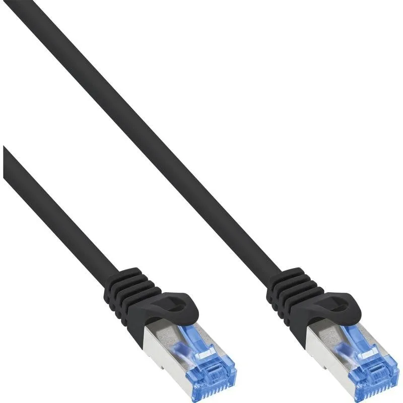 Cavo di Rete InLine Cat6a S/FTP RJ-45 1,5 m Nero - immagine 1