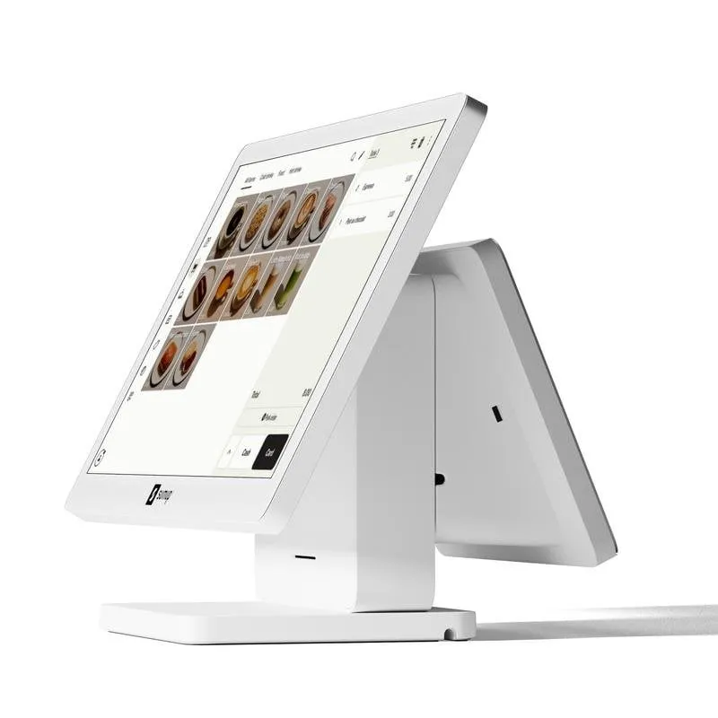 All-in-One SUMUP POS Lite 2.0 2 GHz 4GB 32GB 13,3" Android 15 Doppio Schermo Bianco - immagine 1