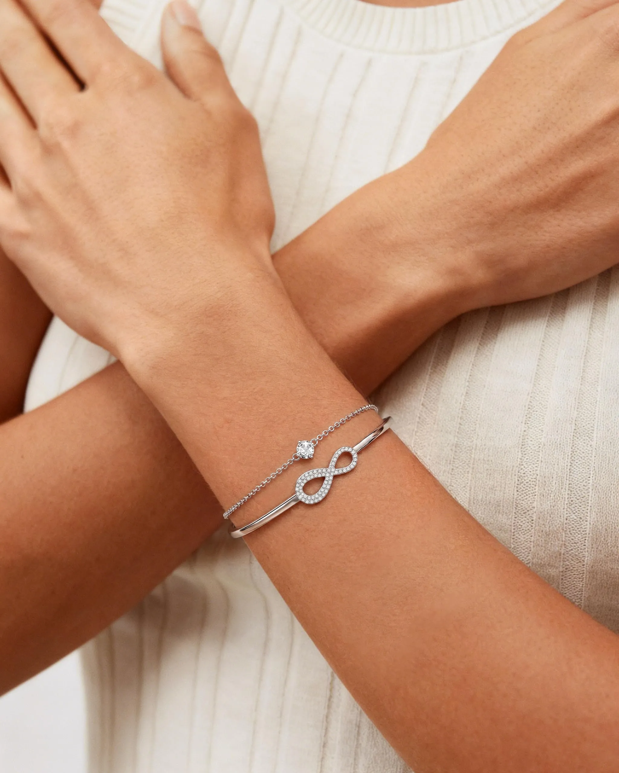 J.Fée Bracciale Infinito Bracciale Donna Argento 925 Bracciali Donna Argento Regalo Gioielli Regalo Per Lei Regali Per Lei,41 - immagine 5