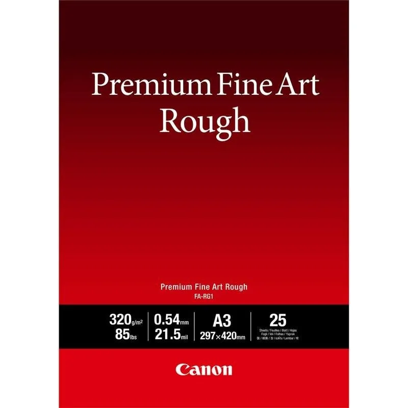 Carta Fotografica Canon Fine Art A3 320 g/m² 25 Fogli - immagine 1