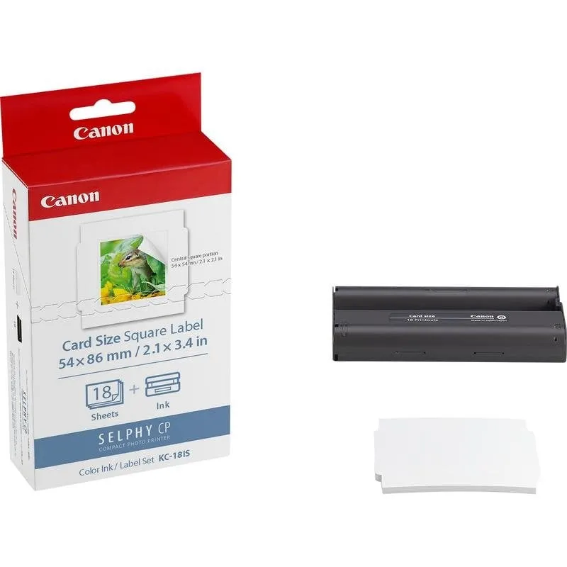 Cartuccia etichette Canon KC-18IS Sublimazione 54 x 86 mm - immagine 1