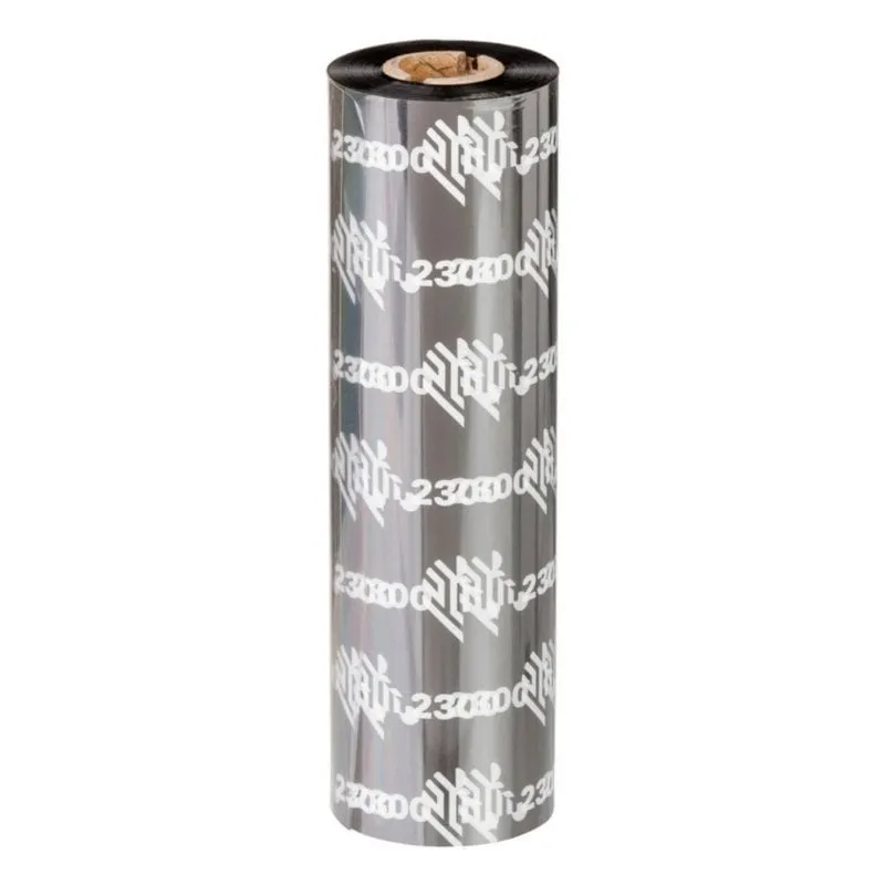 Ribbon termico Zebra 2300 Wax 156 mm x 450 m Nero - immagine 1