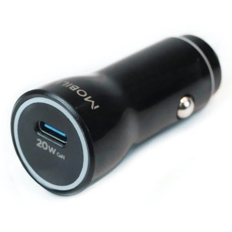 Caricatore auto Mobilis GaN USB-C 20W - immagine 1