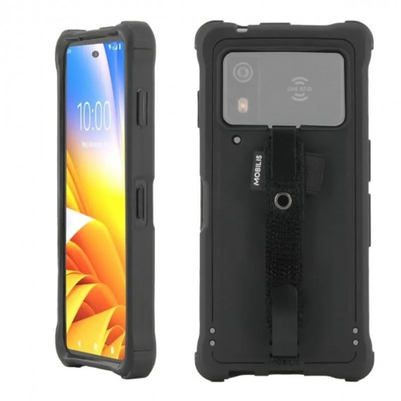 Custodia Mobilis Protech Elastico Nero Antishock per Zebra EM45 - immagine 1