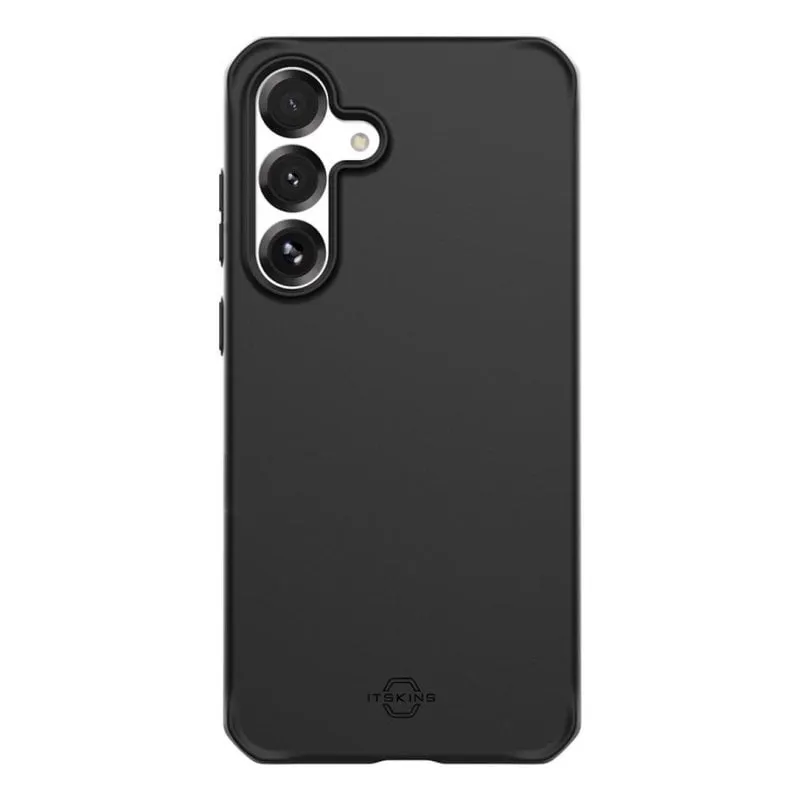 Funda para móvil Mobilis Cover case riciclata Antibatterica Nera per Galaxy S25 FE - immagine 1