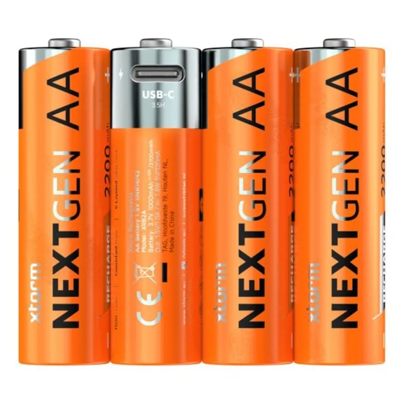 Pila Xtorm XNG2AB4 AA Ricaricabile USB-C 3,7V - immagine 1