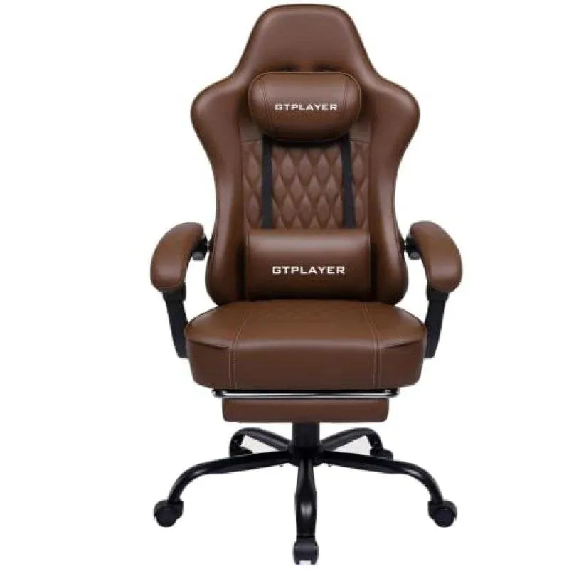 Sedia Gaming GTPLAYER Regolabile con Supporto Lombare e Braccioli Sincronizzati 150kg - immagine 1