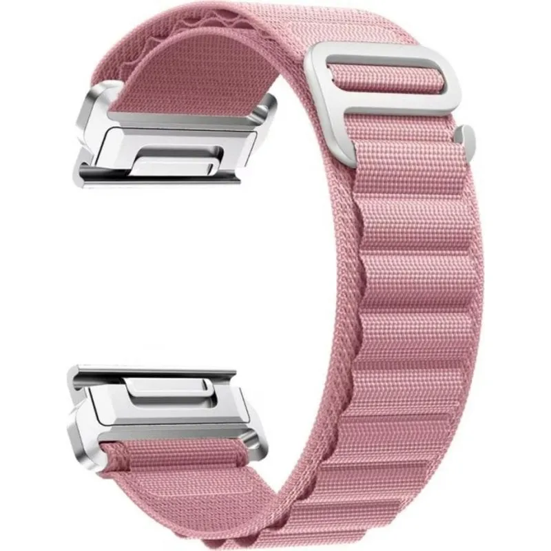 Bracciale orologio Beline High Mountain Loop Nylon rosa 22 mm - immagine 1