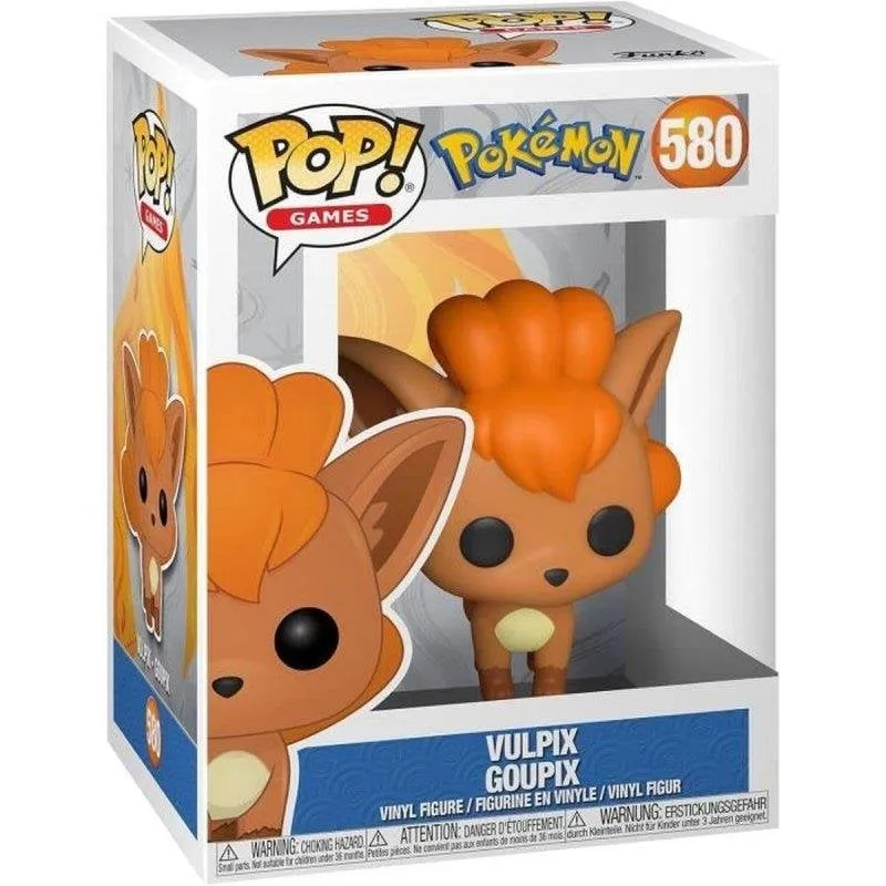 Figura Funko Pop Vulpix 580 Pokemon Vinile Arancione - immagine 1