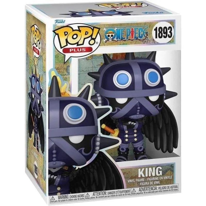Figura Vinyl Funko Pop! Plus King One Piece 1893 con Spada Dorata - immagine 1