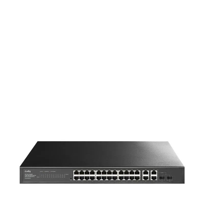 Commutatore Cudy GS1028ES2 26 porte Gigabit L2 con 2 porte SFP Combo - immagine 1