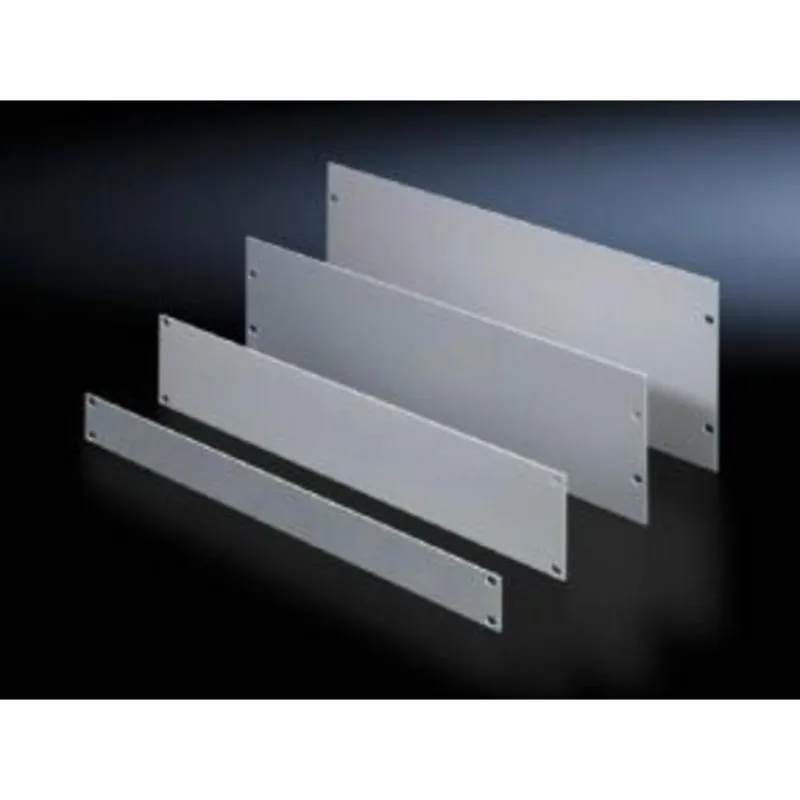 Pannello cieco rack Rittal 1931.200 alluminio bianco 1U pack 3 - immagine 1