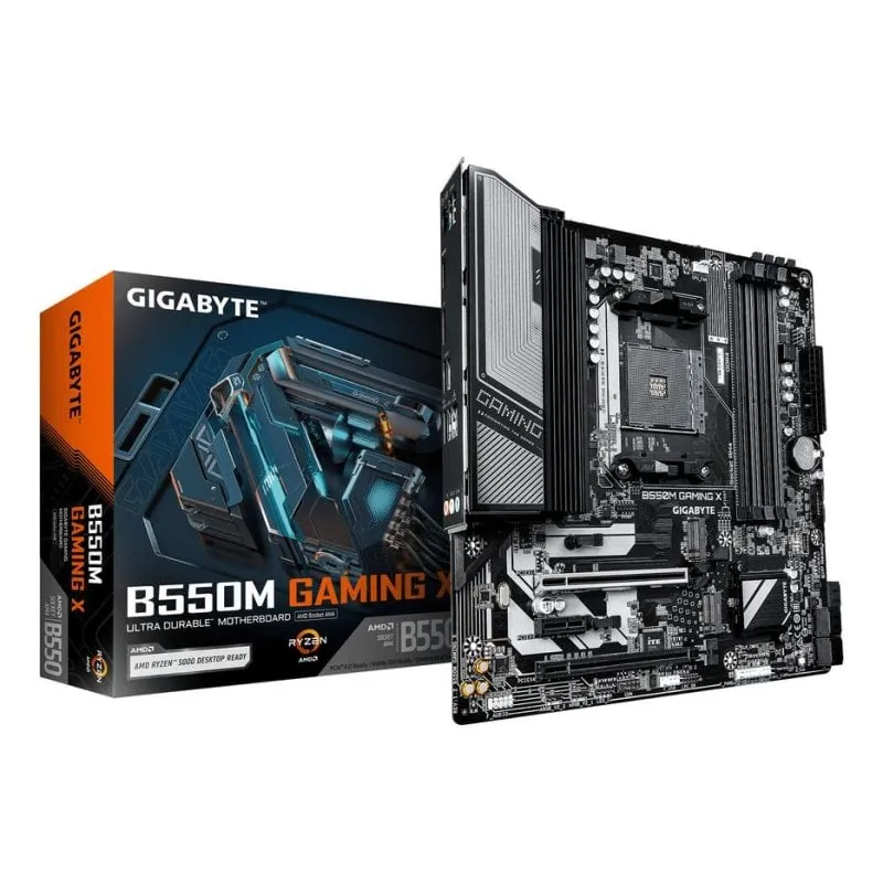 Scheda Madre GIGABYTE B550M GAMING X AMD B550 Socket AM4 DDR4 Micro ATX Senza WiFi - immagine 1