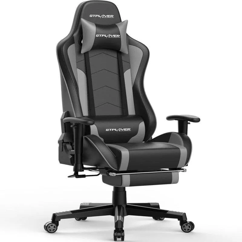 Sedia Gaming Ergonomica GTPLAYER con Bluetooth e poggiapiedi - immagine 1