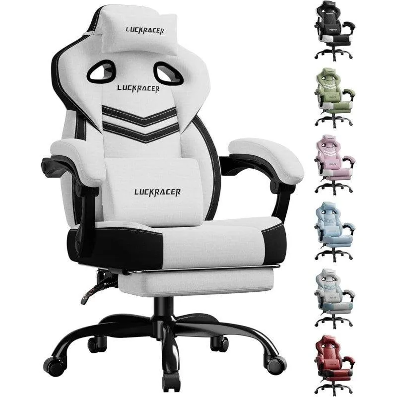 Sedia GTPLAYER Fabric Gaming Chair 90-155 gradi bracci connessi - immagine 1