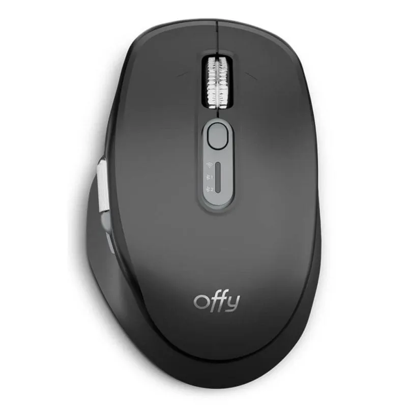 Mouse Offy AXIO Bluetooth USB-C 4800 DPI Nero 9 Pulsanti - immagine 1