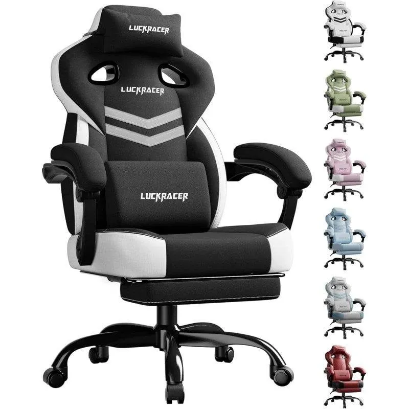 Sedia GTPLAYER Fabric Gaming Chair con Bracci Collegati - immagine 1
