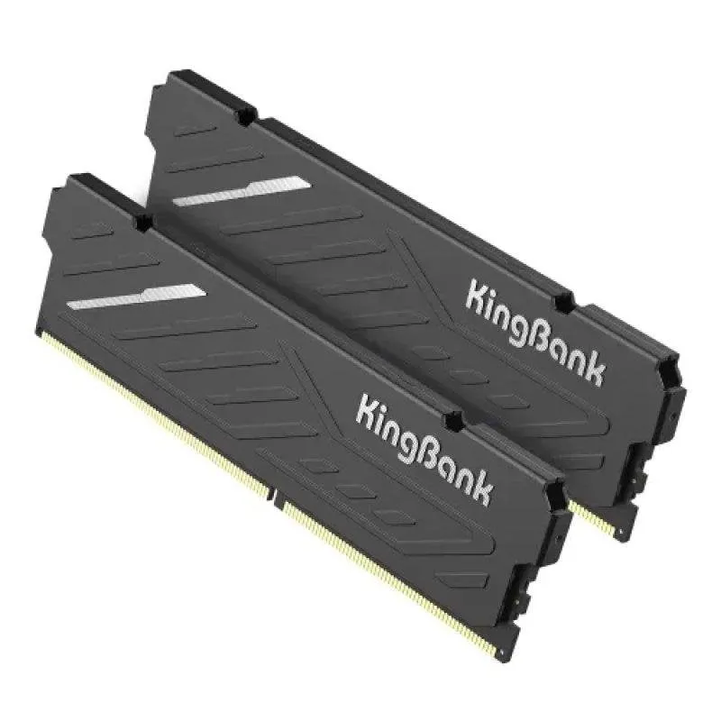 Memoria RAM King Bank KJXB DDR4 16GB 2x8GB UDIMM 3200MHz CL16 XMP Nero - immagine 1