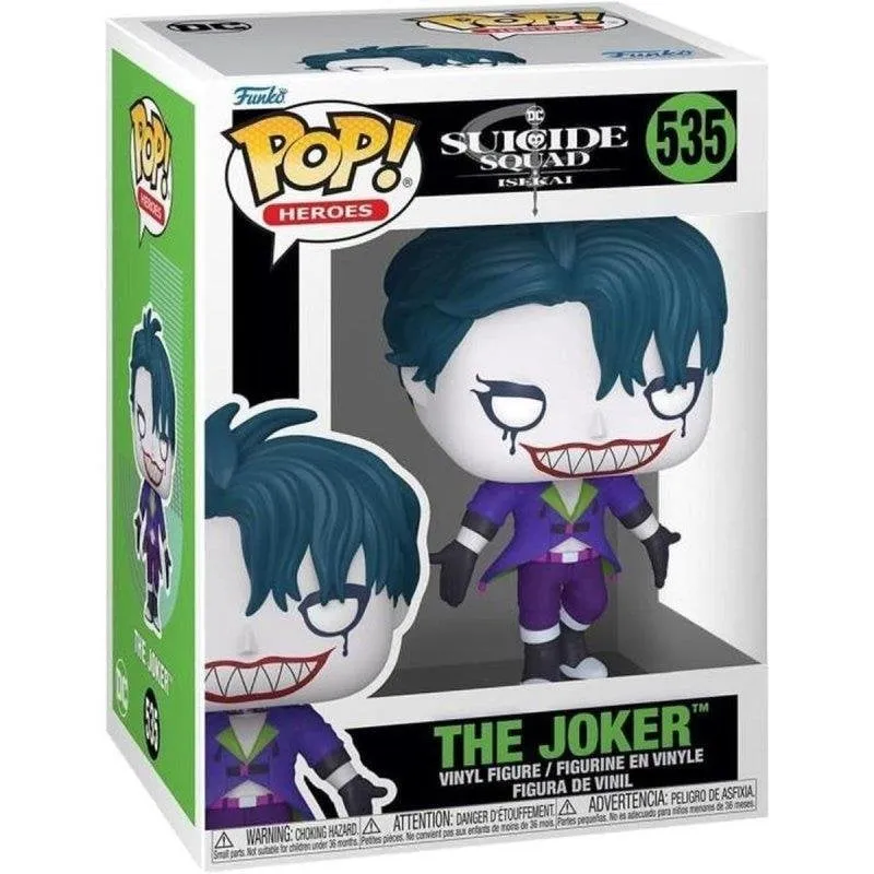 Figura vinile Funko Pop The Joker 535 DC Comics 9 cm scatola finestra - immagine 1