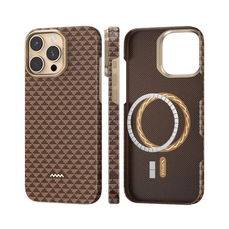 Raptic Cover Skin Origin Humble Fibra di Aramide Compatibile MagSafe per iPhone 16 Pro Max - immagine 1