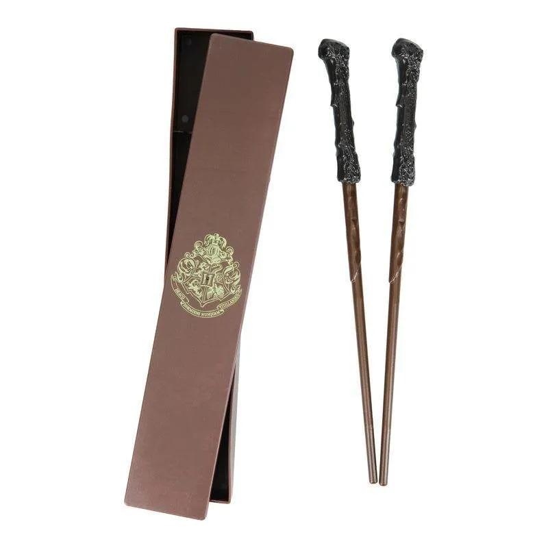 Bacchetta Harry Potter Paladone Chopsticks Set Marrone 1 pezzo in Scatola - immagine 1