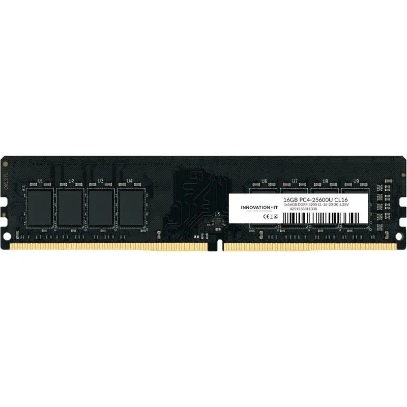 Memoria RAM Innovation IT 3200 16GB 1x16GB DDR4 3200MHz CL16 1,35V 8-Chip - immagine 1