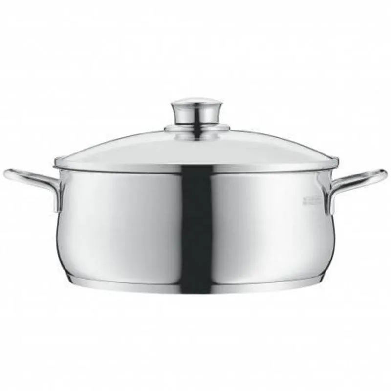 Padella WMF Diadem Plus Acciaio Inox con Coperchio Vetro - immagine 1