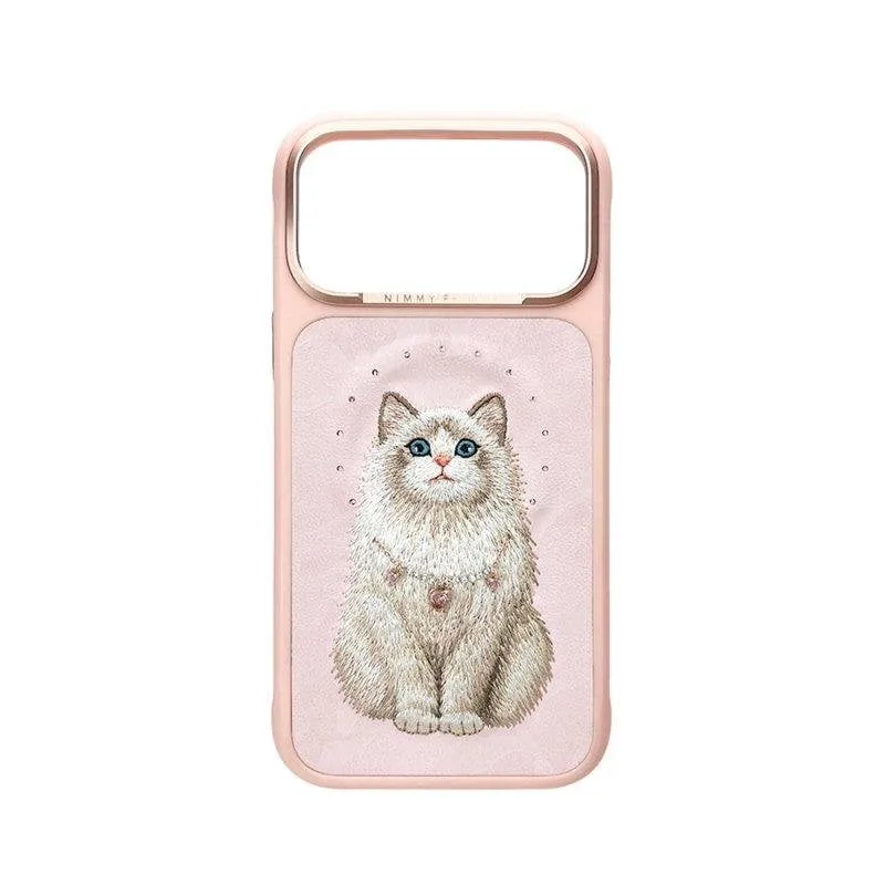 Cover Nimmy Lucky Fashion 3D Ricamata Rosa per iPhone 17 Pro Max - immagine 1