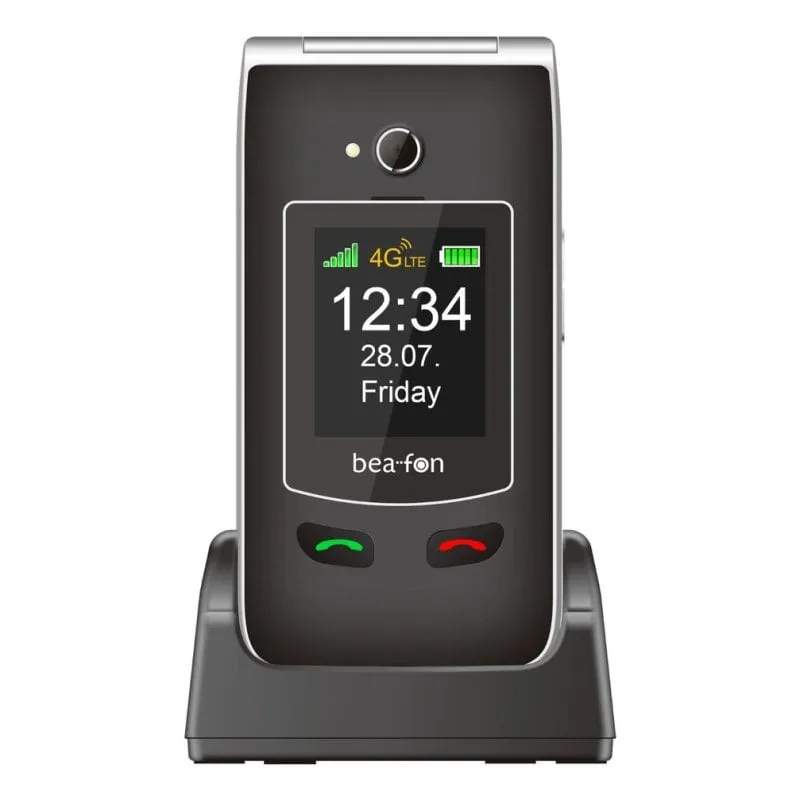 Bea-Fon SL645plus LTE 4G 2,8" Fotocamera 3MP Tastiera Alfanumerica Nero Argento - immagine 1
