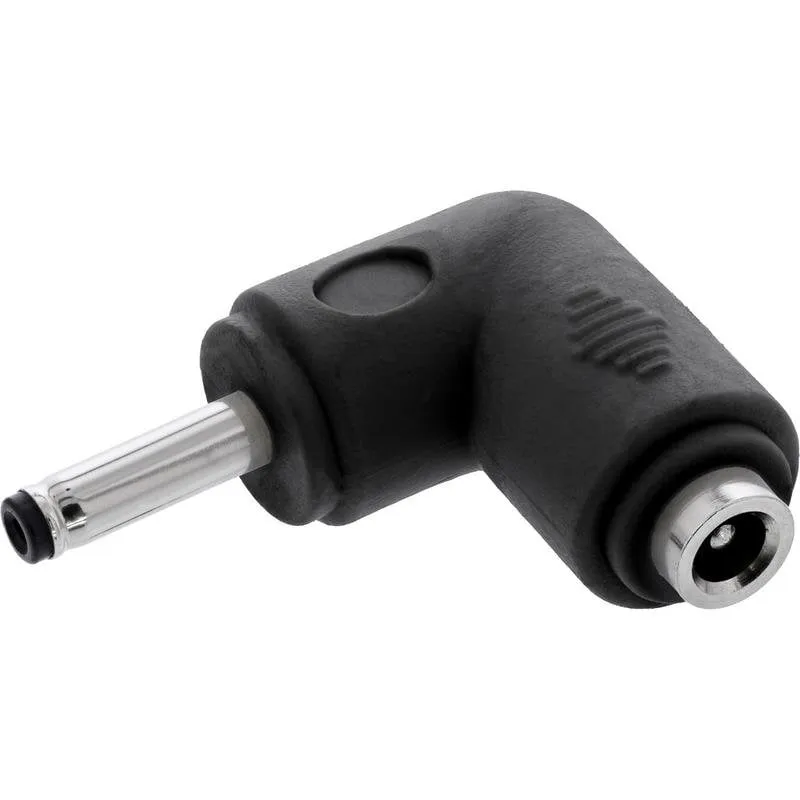 Adattatore DC InLine 26899C Angolo 90 Nero - immagine 1