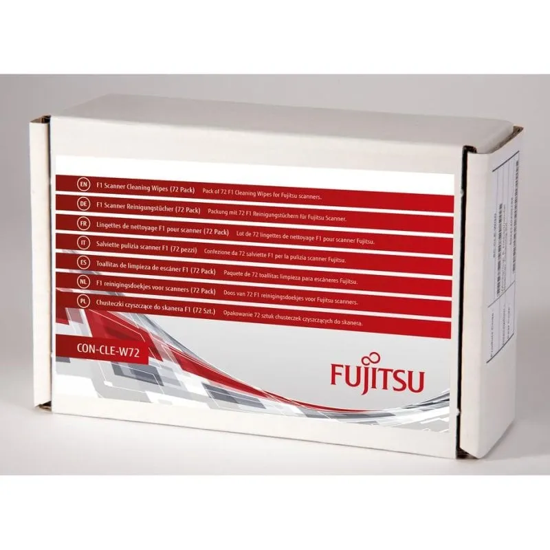 Kit di pulizia Fujitsu per scanner 72 Salviette - immagine 1