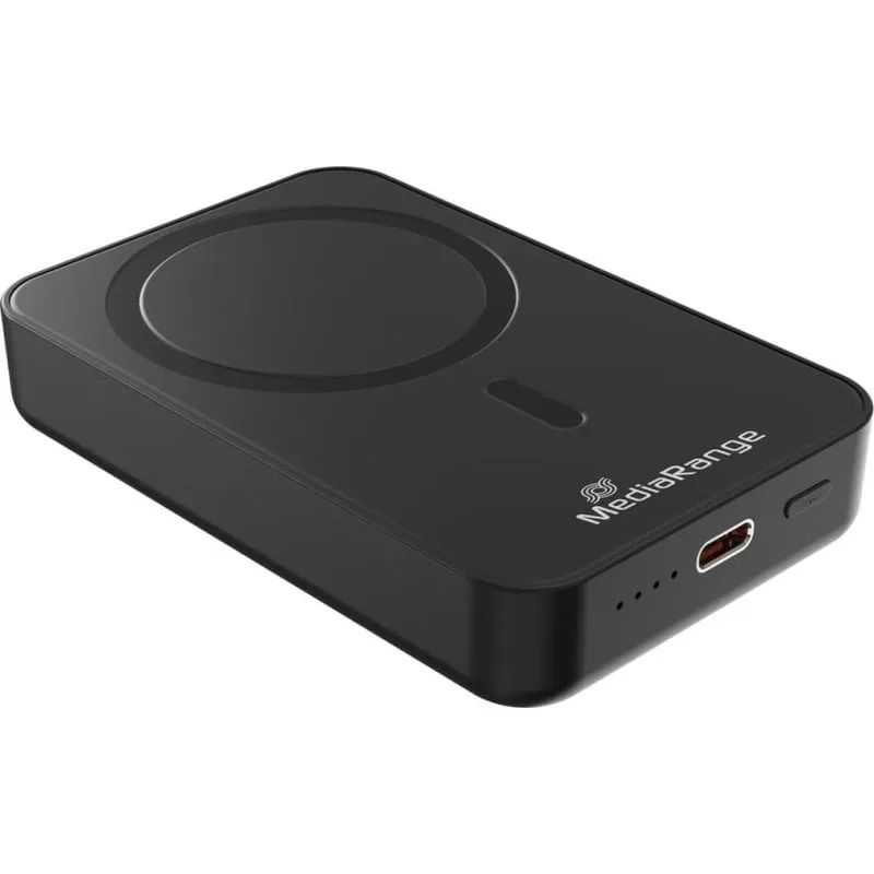 Power Bank MediaRange MRMA761 10000 mAh 15 W Idonea per aereo Nero - immagine 1