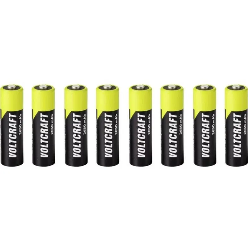 Pila AA ricaricabile Voltcraft VC-17275470 2650 mAh Pack 8 - immagine 1