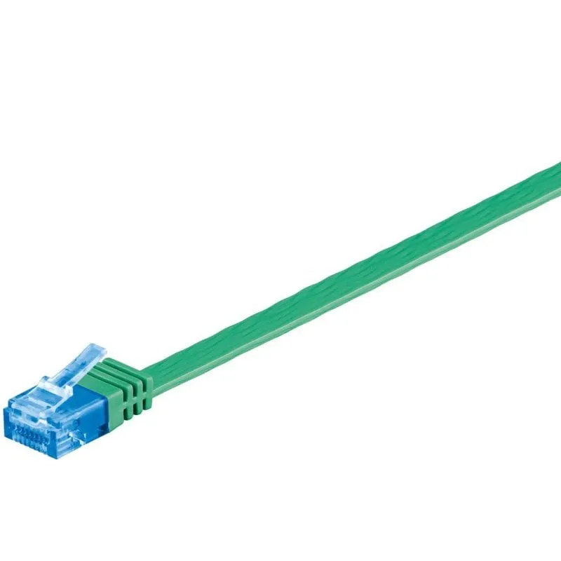 Cavo Goobay CAT6a U/UTP 2m RJ-45 Verde - immagine 1