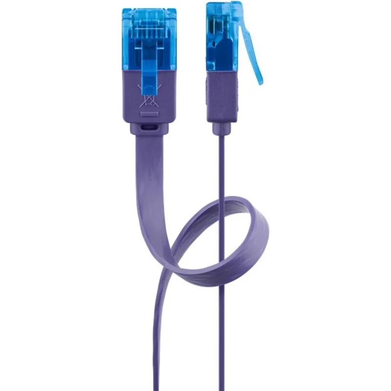 Cavo Goobay 96324 Cat6a 2m RJ-45 U/UTP Violaceo - immagine 1