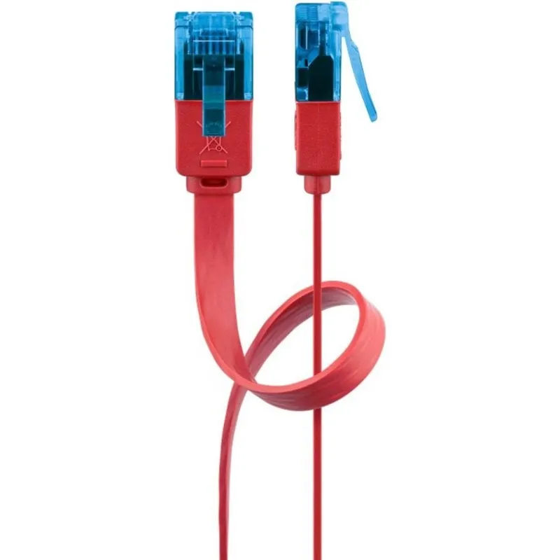 Cavo Goobay 96300 Cat6 UTP RJ-45 Rosso 0,5 m - immagine 1