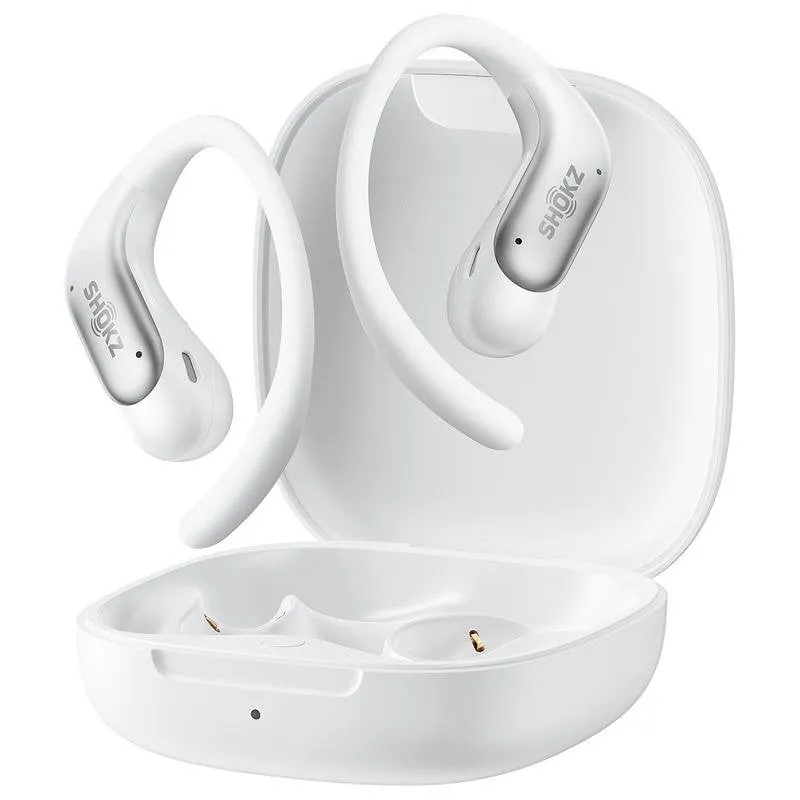 Auricolari Shokz OpenFit Air 2 wireless Bluetooth 6.1 con microfono e design aperto bianco - immagine 1