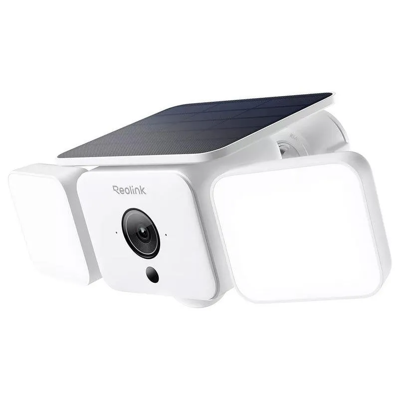 Videocamere di sorveglianza REOLINK FLOODLIGHT F310B 2K Visione Notturna Esterna IA Audio Bidirezionale Pannello Solare - immagine 1