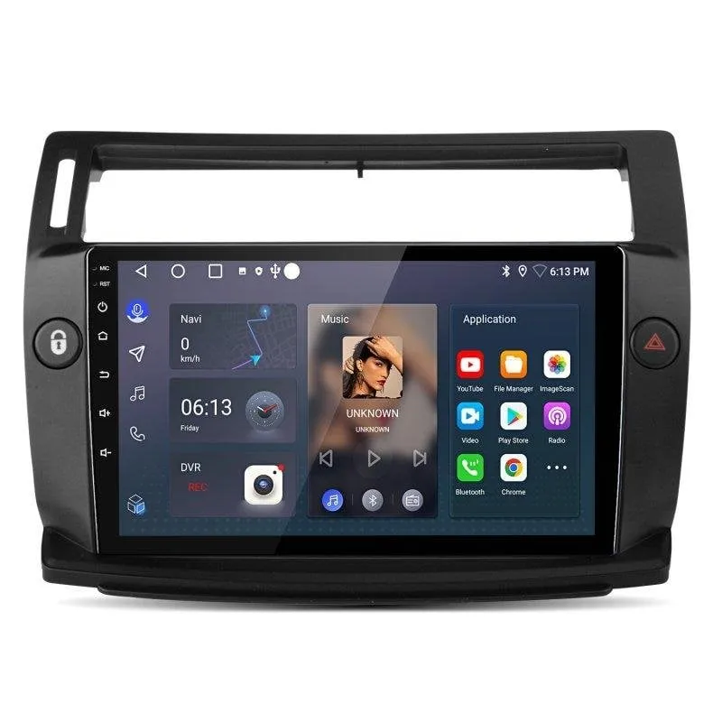 Autoradio JUNSUN Citroen C4 Android 15 CarPlay Android Auto GPS 64GB - immagine 1