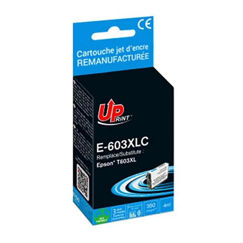 Cartuccia dinchiostro UPrint EJ603XLCUP Ciano 4 ml - immagine 1
