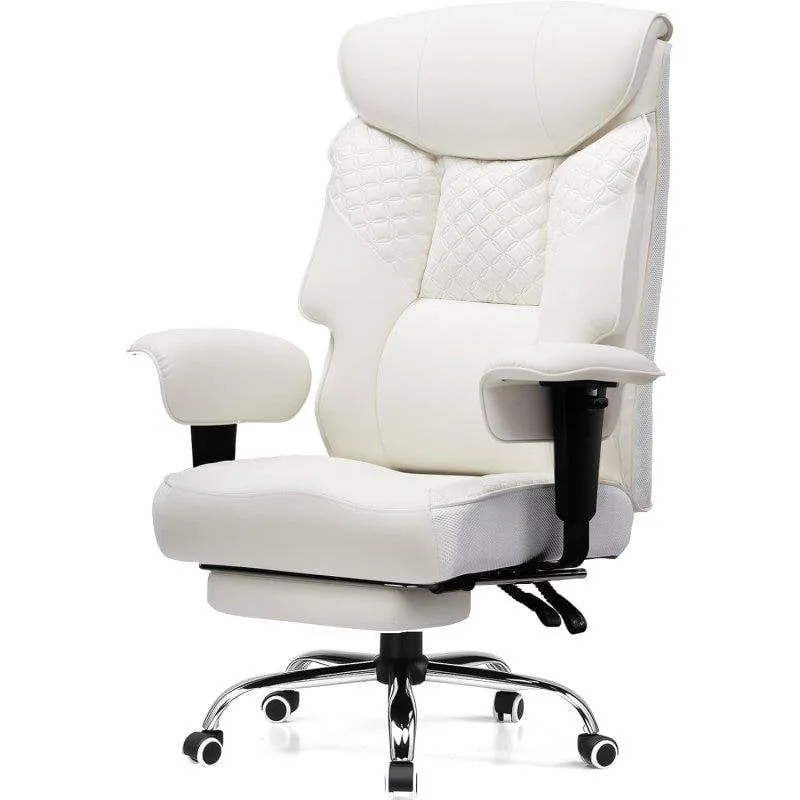 Sedia da gaming GTPLAYER Grande utente 3D PU 180kg Bianco - immagine 1