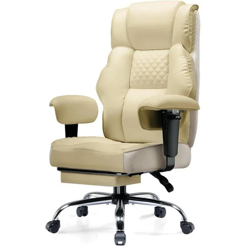 Sedia da gaming GTPLAYER Wide con poggiapiedi e supporto lombare a molle, comfort ergonomico - immagine 1