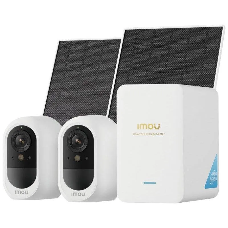 Videocamere di sorveglianza Imou 5 MP QHD Esterna IA Pannello Solare Audio Bidirezionale - immagine 1