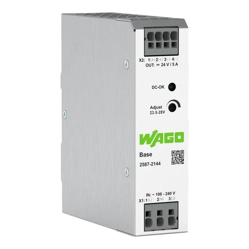 Alimentatore Wago 2587-2144 Grigio 35 mm 125 mm 470 g - immagine 1