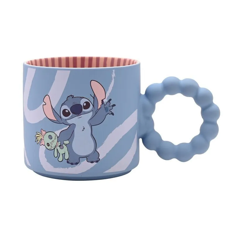 Tazza Stitch Ceramica 300 ml Texture Morbida Disney - immagine 1